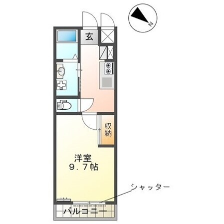 山陽網干駅 徒歩3分 1階の物件間取画像